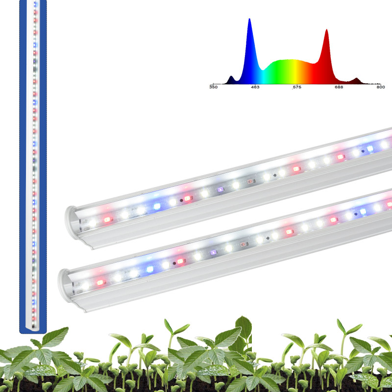 22Watts 4Ft Leafy & Micro Greens LED Grow Tube