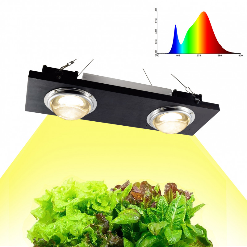 200Watts CREE CXB3590 Meanwell Driver Full Spectrum Dimmable LED Grow Light